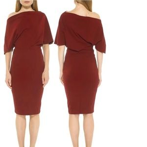 Olivia Draped One Shoulder Sheath Dress